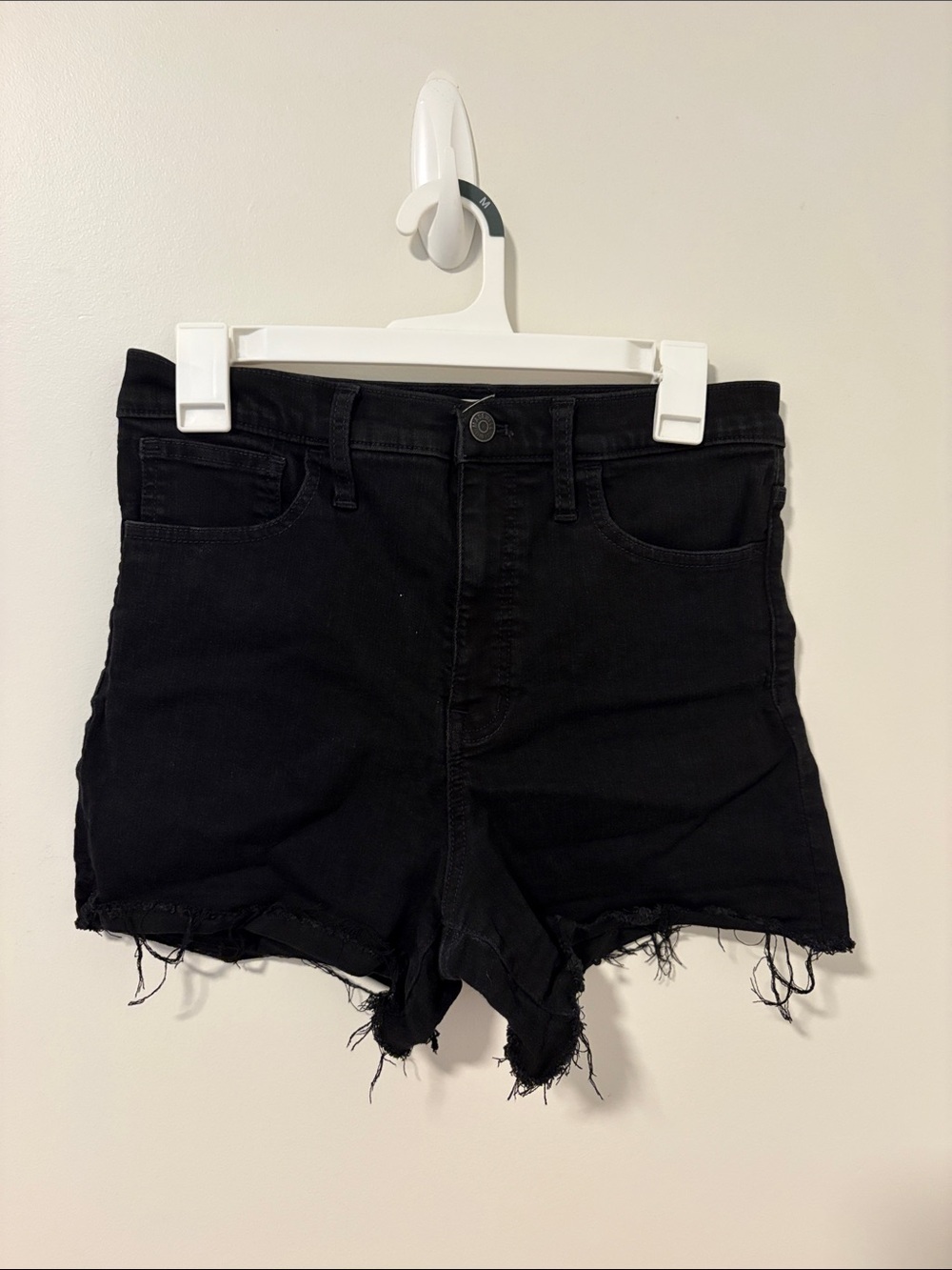 Madewell Black Denim Jean Shorts Size 27